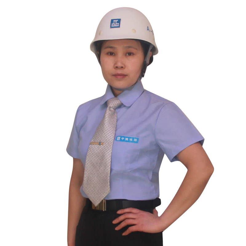 女半袖衬衫中建系统工装夏季半袖领导中国建筑工作服衬衫男女中建秋春夏